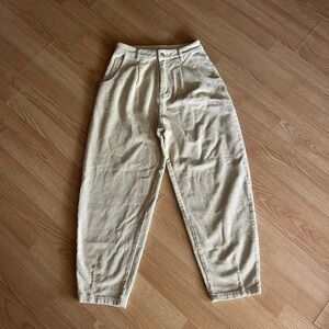 Beige Botany High Rise Corduroy Pants Women’s Medium